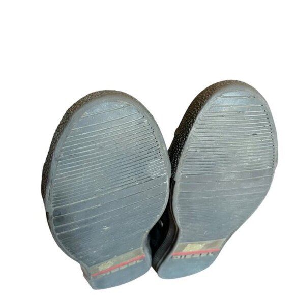 Diesel Industry Nostalgia Leather Sneakers Black US 9 Y2K - Picture 10 of 16